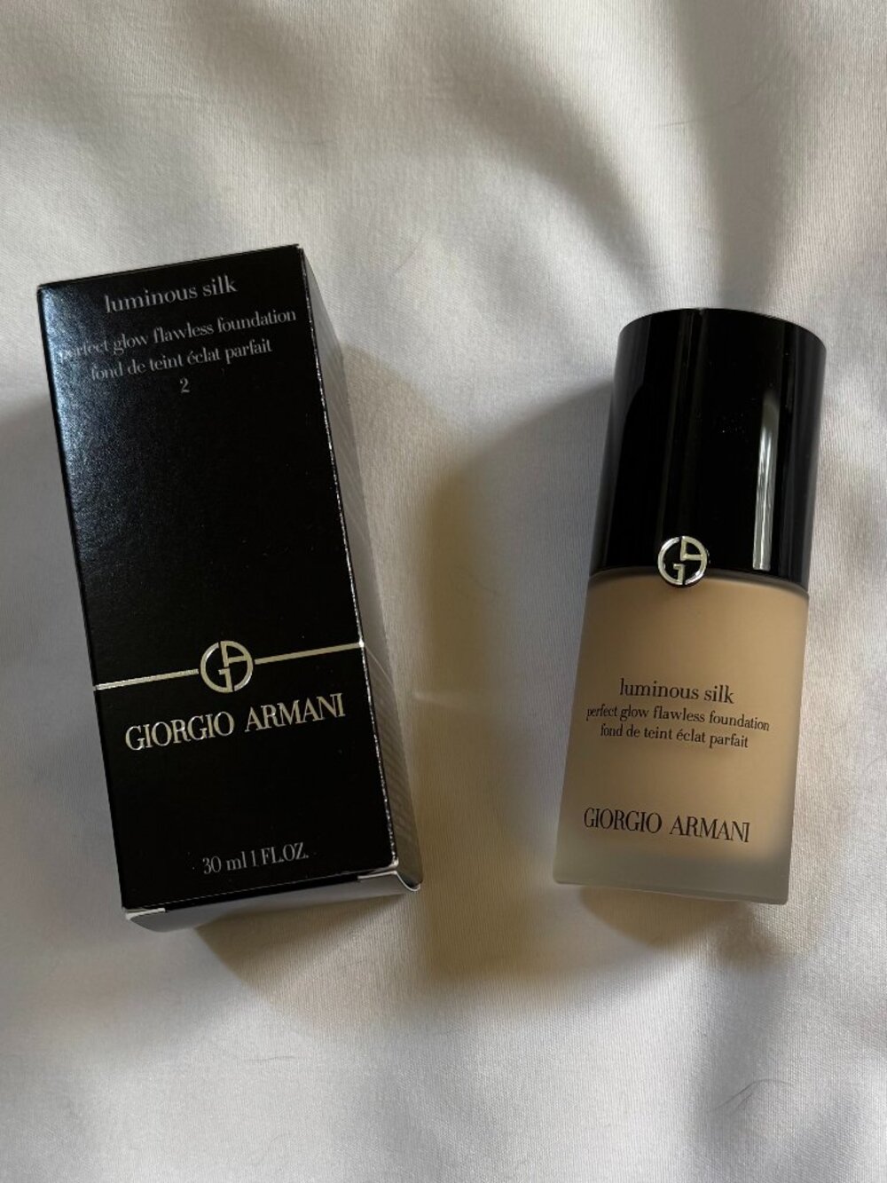 Giorgio Armani Luminous Silk Perfect Glow Flawless Foundation, 02, Orig. Formula
